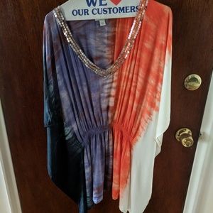 Boston Proper Butterfly top